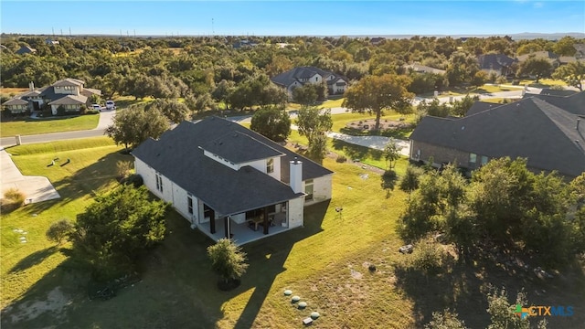 1421 Nature View Loop, Driftwood, TX 78619 - aerial perspective of suburban area