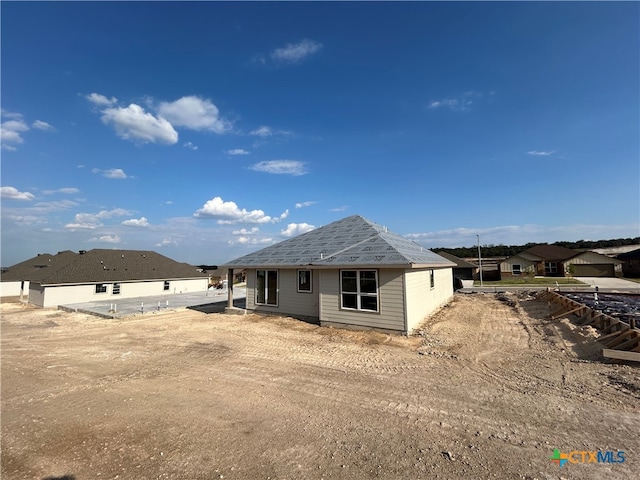 view of rear view of property