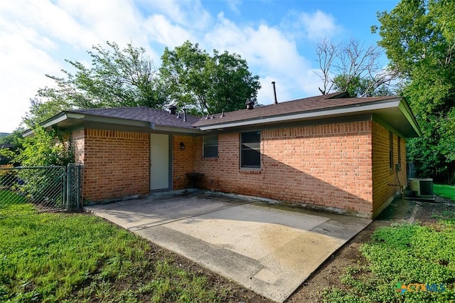 1504 Phyllis Dr, Copperas Cove, TX 76522 - rear view of house with a patio area and brick siding