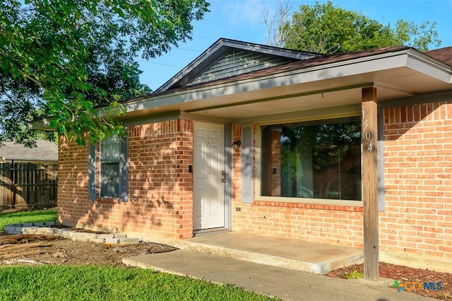 1504 Phyllis Dr, Copperas Cove, TX 76522 - property entrance with brick siding