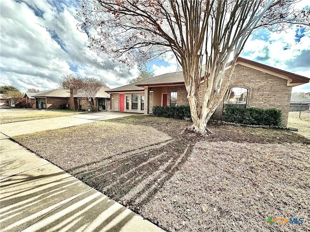 view of ranch-style home