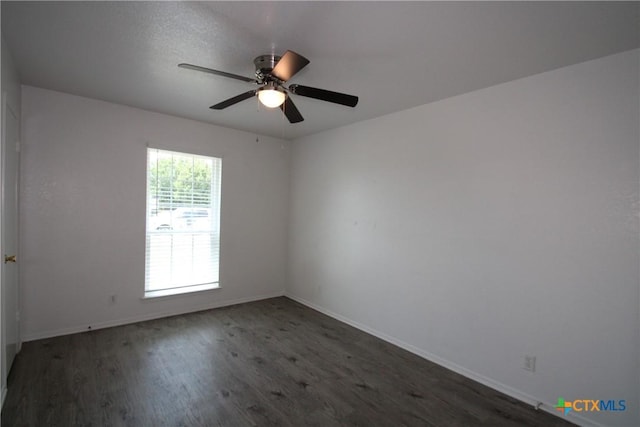2604 Cross Timber Dr, Killeen, TX 76543 - empty room with wood finished floors and ceiling fan