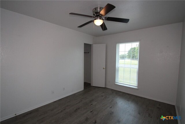2604 Cross Timber Dr, Killeen, TX 76543 - unfurnished room featuring wood finished floors and a ceiling fan