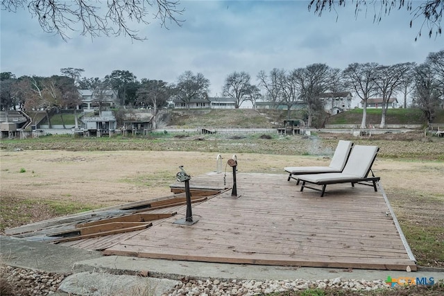 view of home's community featuring a deck