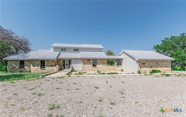 525 Teague Dr, Moody, TX 76557 - view of front of house with stone siding and metal roof