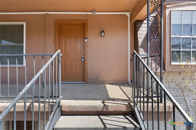 view of exterior entry