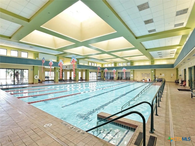 view of pool