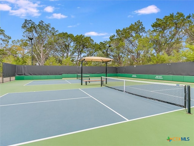 view of sport court