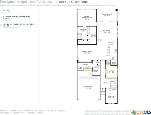 241 Sentido, Boerne, TX 78006 - view of floor plan / room layout