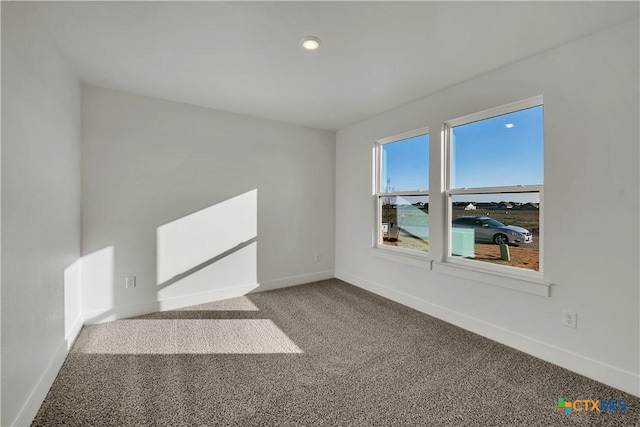 empty room with carpet floors