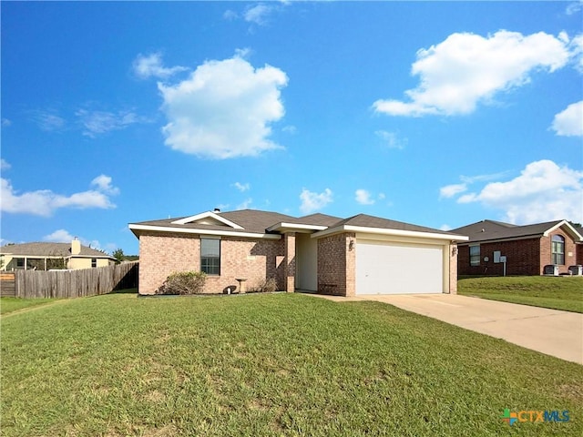 1116 Marlee Cir, Copperas Cove, TX 76522 - ranch-style home featuring a garage, driveway, and brick siding
