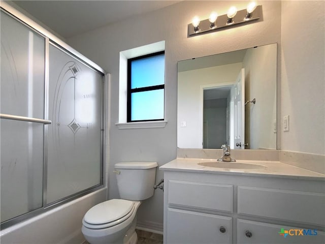 1116 Marlee Cir, Copperas Cove, TX 76522 - bathroom featuring vanity and shower / bath combination with glass door