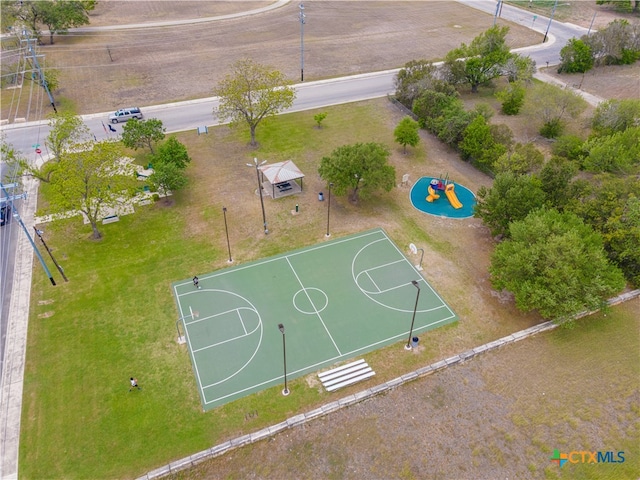 view of sport court with community basketball court