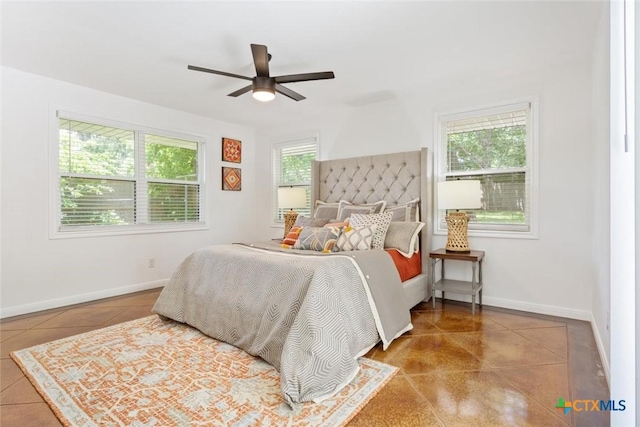 2302 Brooklawn Dr, Temple, TX 76502 - bedroom featuring baseboards and ceiling fan