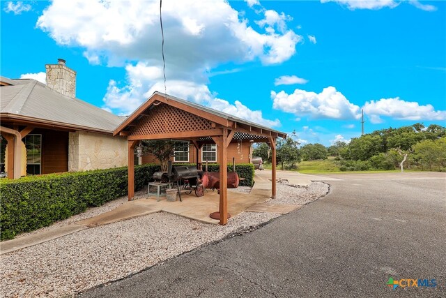 exterior space with a patio area