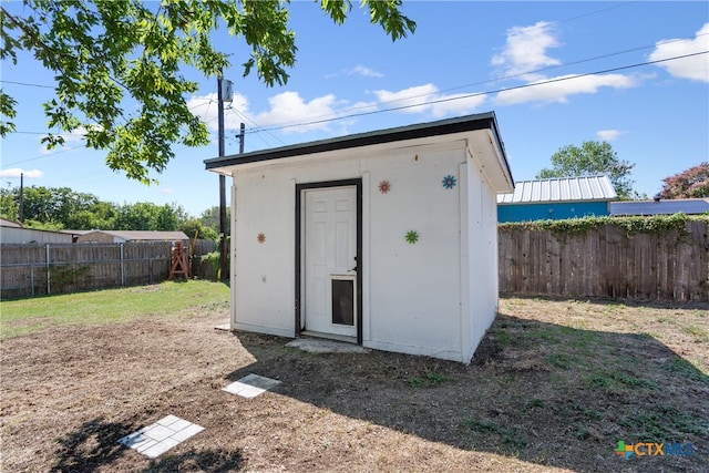 view of outbuilding