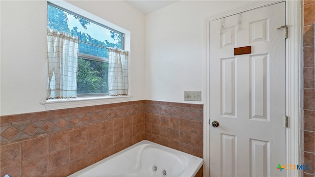 bathroom featuring a bathtub