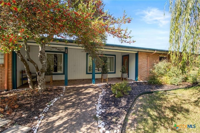 view of rear view of property