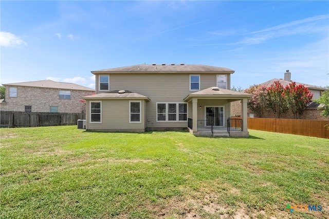 213 Springtree Pkwy, Cibolo, TX 78108 - rear view of house featuring a fenced backyard
