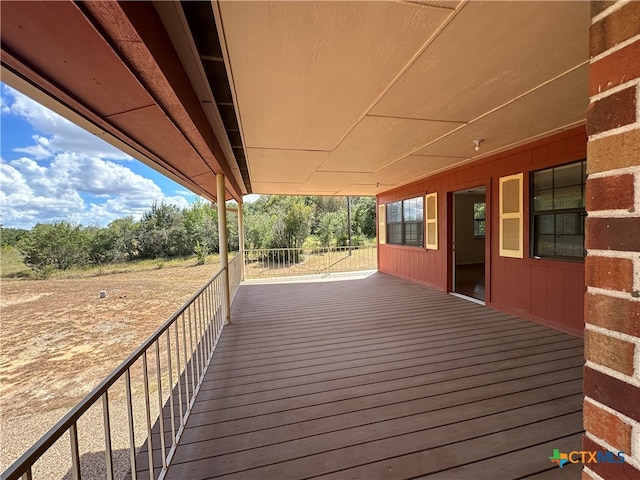 view of deck