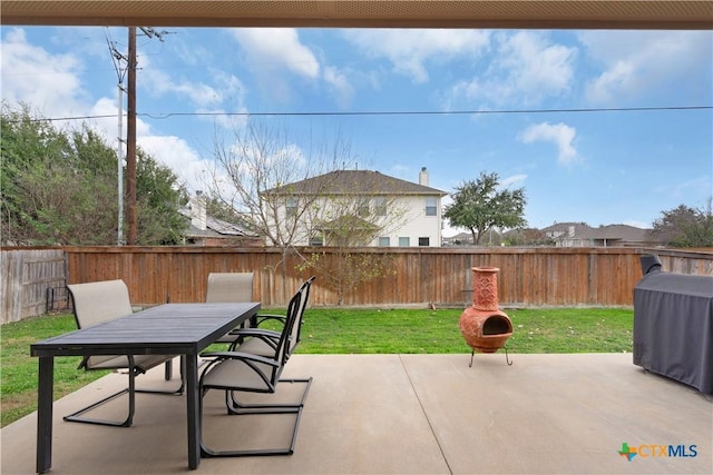 view of patio