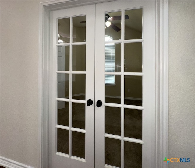 1403 Excel Dr, Killeen, TX 76542 - detailed view of french doors and stucco siding
