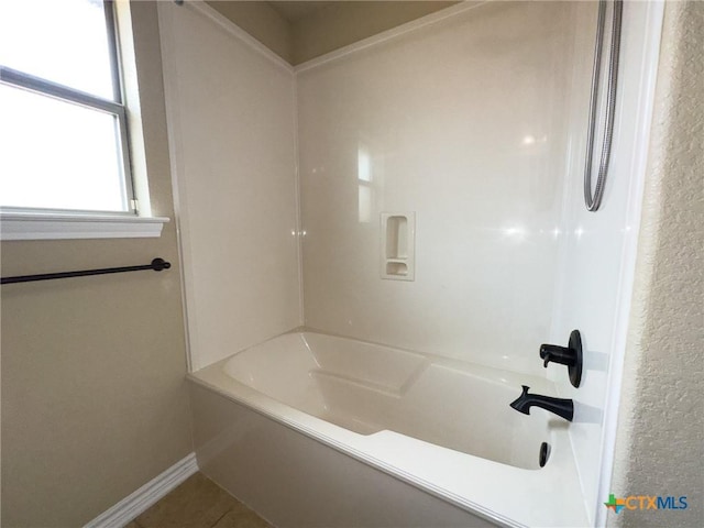 1403 Excel Dr, Killeen, TX 76542 - full bathroom with washtub / shower combination and tile patterned floors