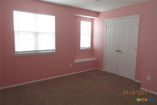 9202 Sage Valley Dr, Temple, TX 76502 - unfurnished bedroom featuring a closet, carpet flooring, and baseboards
