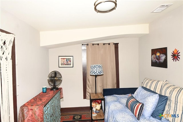 living room with baseboards
