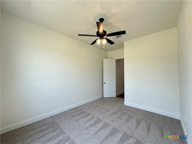 425 Dos Rios Dr, Belton, TX 76513 - unfurnished room with a ceiling fan, baseboards, and carpet floors