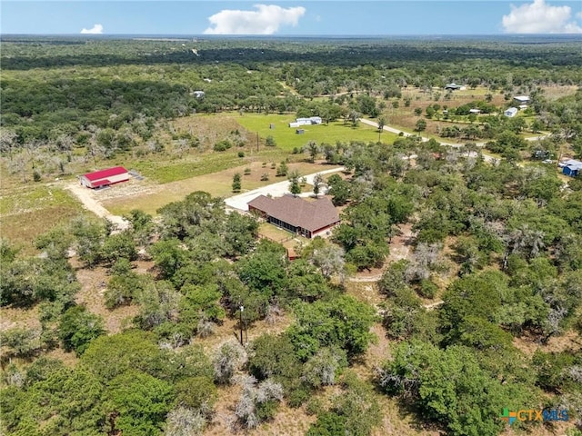 4049 Hickory Forrest Dr, Seguin, TX 78155 - drone / aerial view of a heavily wooded area