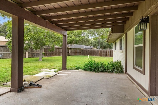 111 Warwick Glen St, Victoria, TX 77904 - fenced backyard featuring a patio