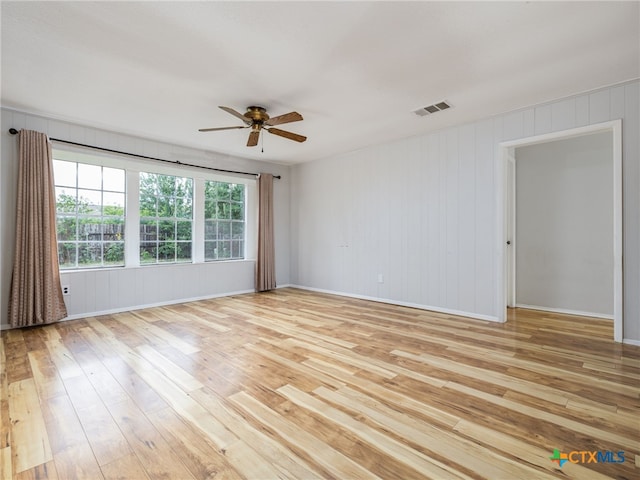 1304 Wroxton Way, Round Rock, TX 78664 - spare room with ceiling fan and light wood-type flooring