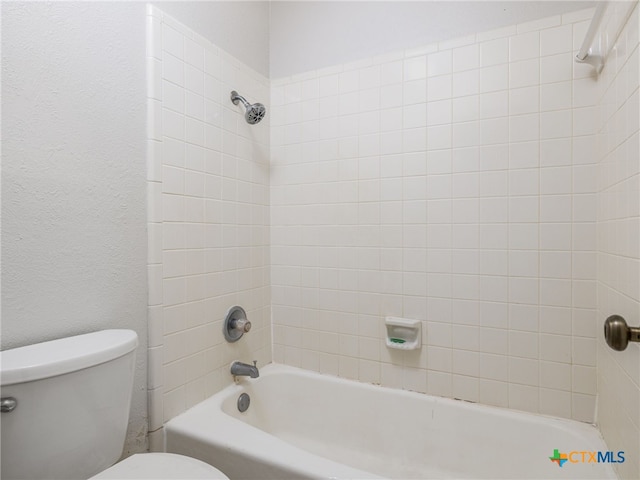 1304 Wroxton Way, Round Rock, TX 78664 - bathroom featuring toilet and bathing tub / shower combination