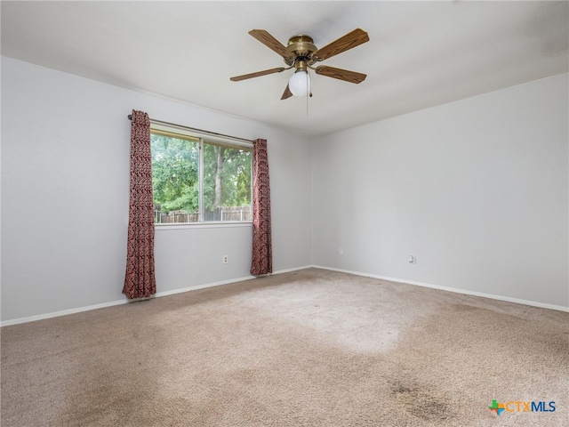 1304 Wroxton Way, Round Rock, TX 78664 - unfurnished room featuring carpet and a ceiling fan