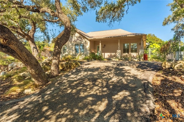 view of front of house