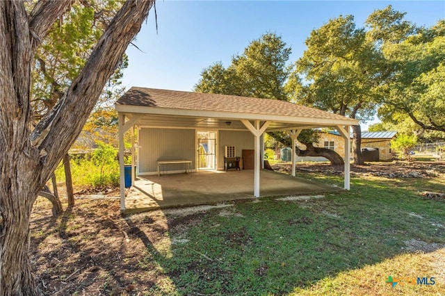 view of home's community featuring a patio area