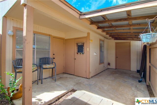 view of patio