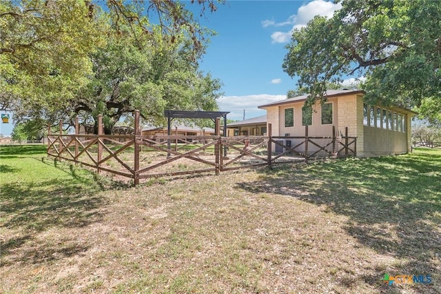 103 Misty Bnd, Floresville, TX 78114 - view of yard featuring fence