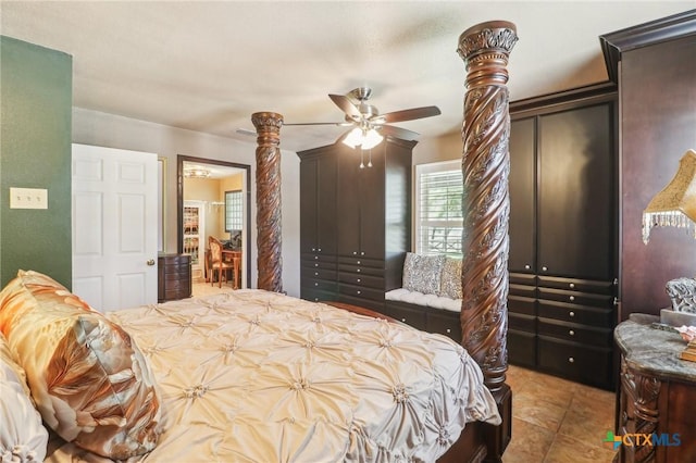 103 Misty Bnd, Floresville, TX 78114 - bedroom featuring a ceiling fan