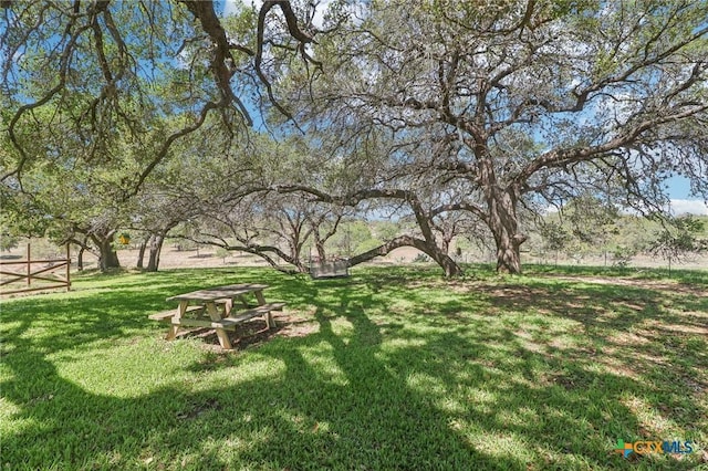 103 Misty Bnd, Floresville, TX 78114 - view of yard with fence