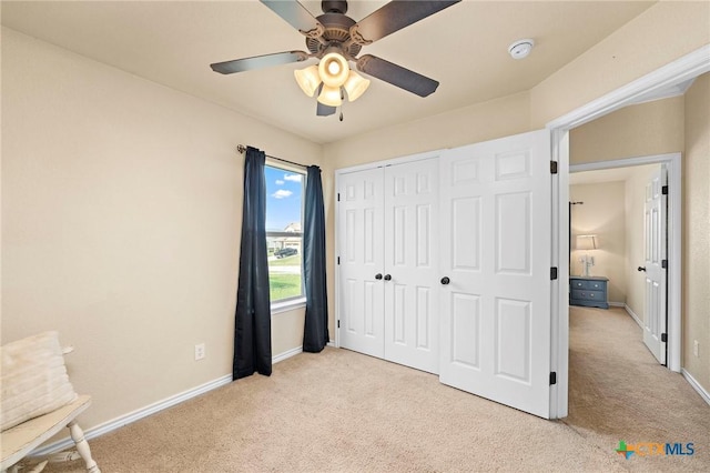 2006 Jesse Dr, Copperas Cove, TX 76522 - unfurnished bedroom featuring light colored carpet, baseboards, and a closet