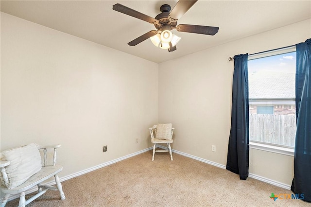 2006 Jesse Dr, Copperas Cove, TX 76522 - unfurnished room featuring light colored carpet, a ceiling fan, and baseboards