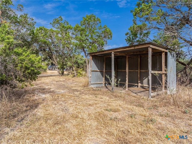 view of outbuilding