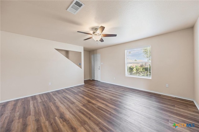 2007 Jefferson Ct, Belton, TX 76513 - empty room featuring dark wood-style floors and a ceiling fan