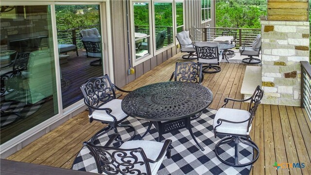 view of deck