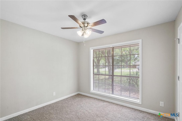 103 Aberdeen St, Victoria, TX 77904 - carpeted spare room with baseboards and a ceiling fan