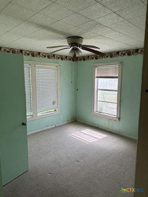 3205 Meadowlane St, Victoria, TX 77901 - carpeted empty room with ceiling fan and baseboards