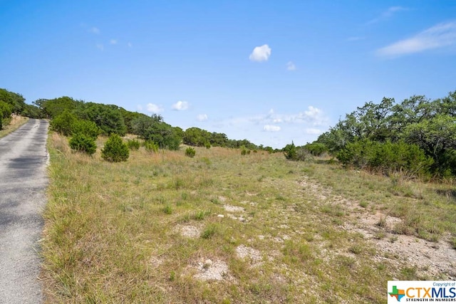 view of landscape with a rural view