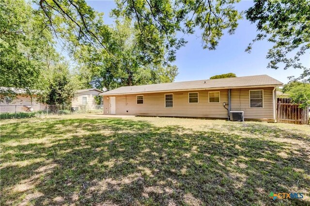 907 Curry Ave, Copperas Cove, TX 76522 - rear view of house with central air condition unit